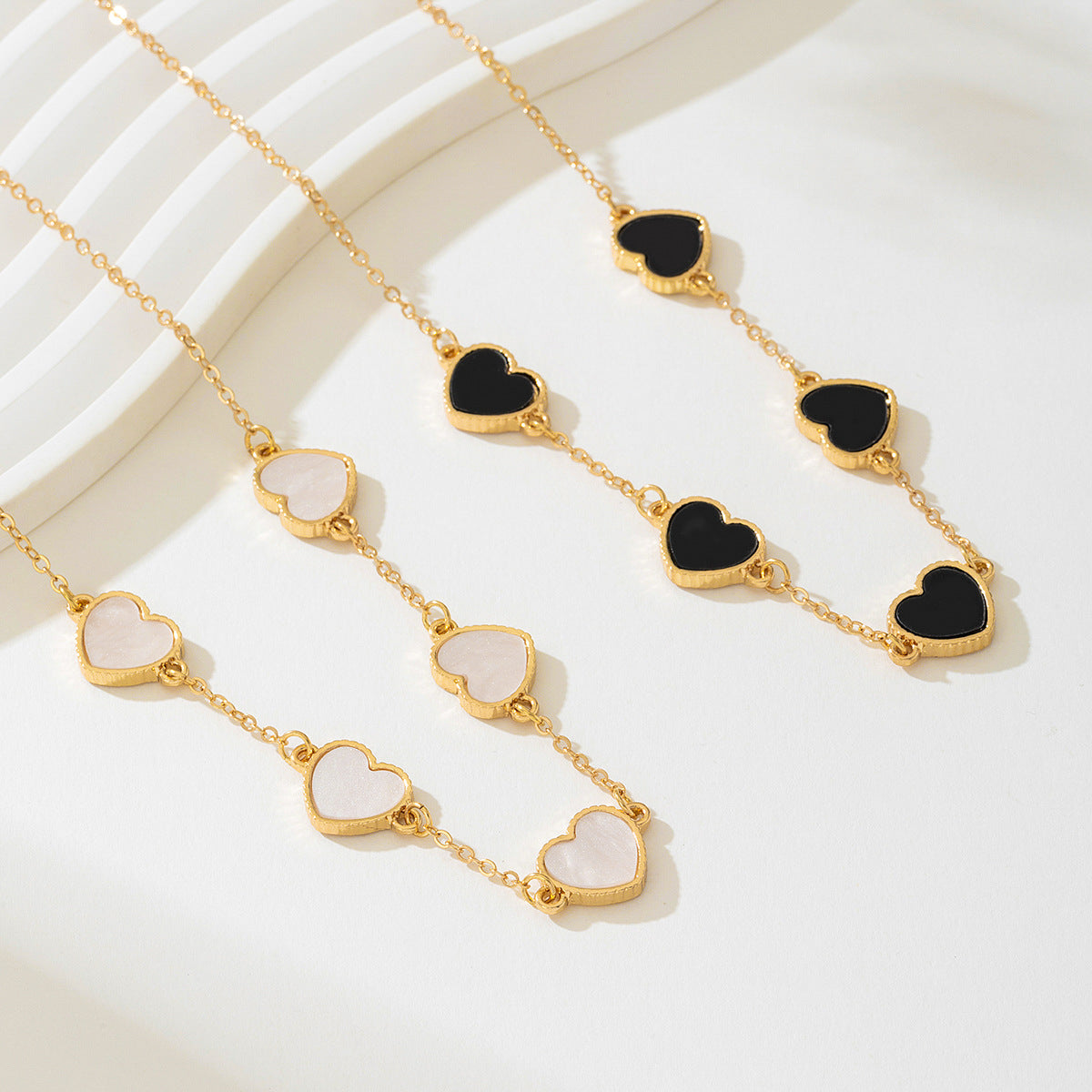 Versatile Chic Heart Metal Chain Necklaces