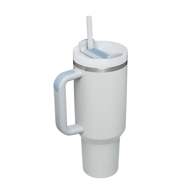 "Hydrate in Style" -  40 oz. Spill-proof Insulated Tumbler With Straw