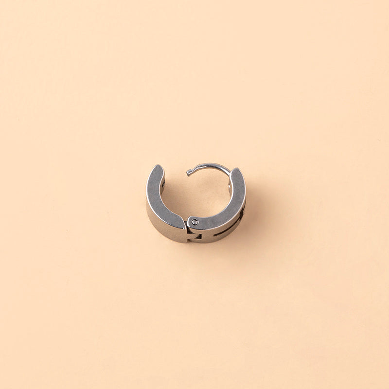 Stainless Steel Cross Stud Earrings