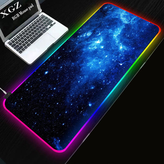 Anti-slip Starry Sky RGB Oversized Luminous Mouse Pad
