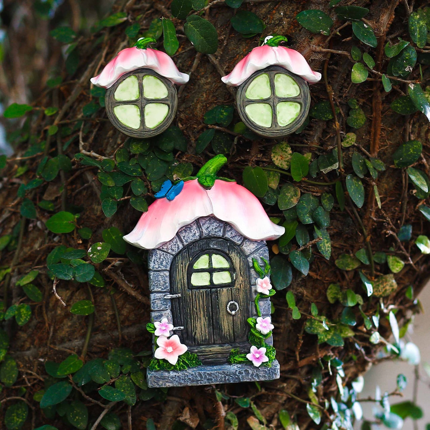 "Floral Mushroom" - Tree Ornaments