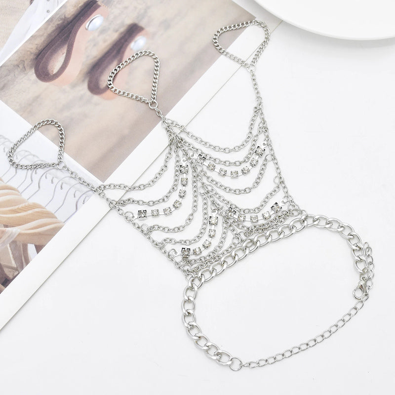 Antique Bohemian Folk Dance Finger Chain