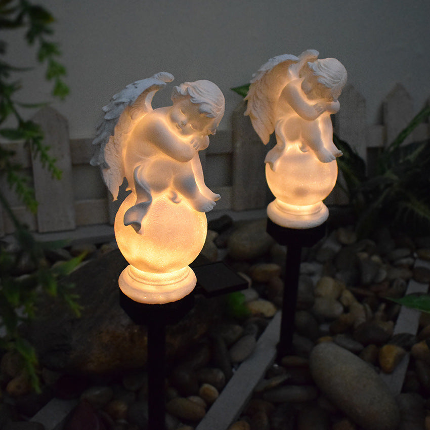 Solar Angel Figure for Garden