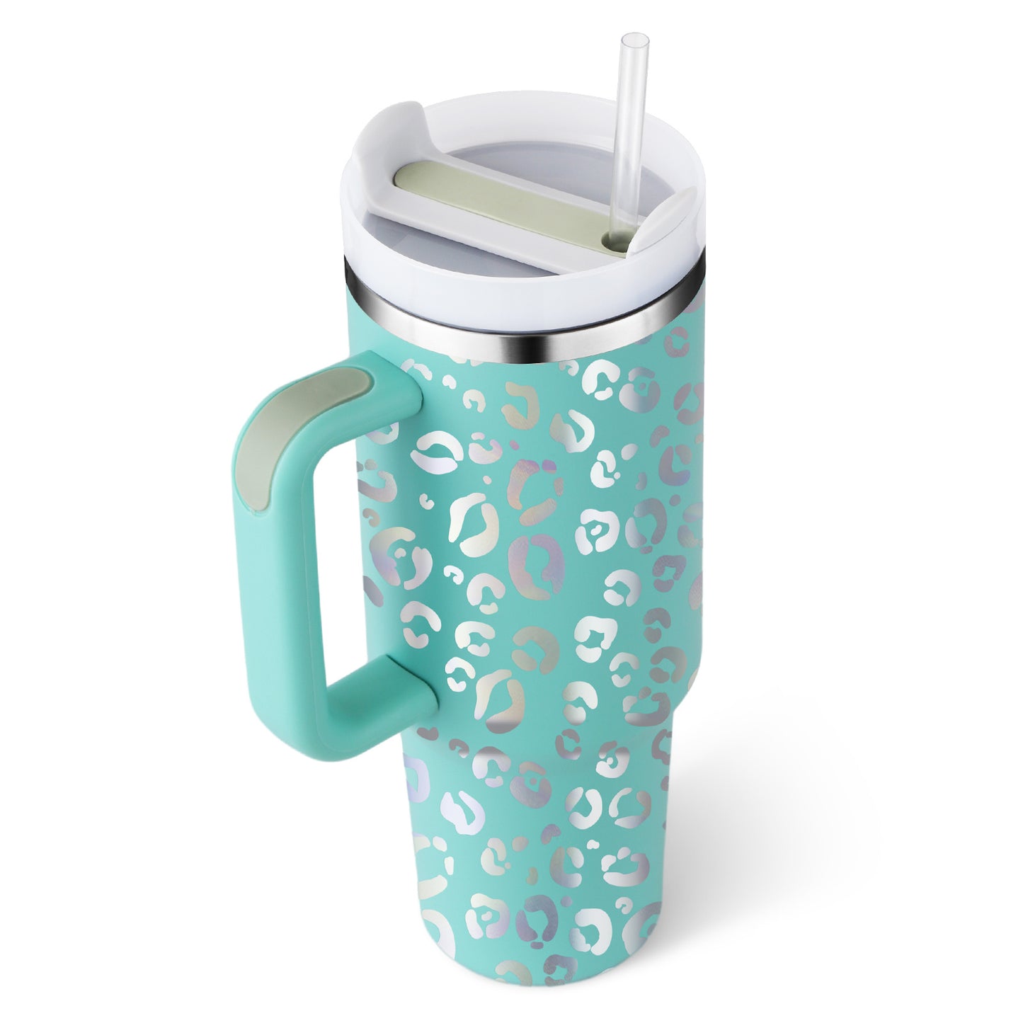 "Hydrate in Style" -  40 oz. Spill-proof Insulated Tumbler With Straw