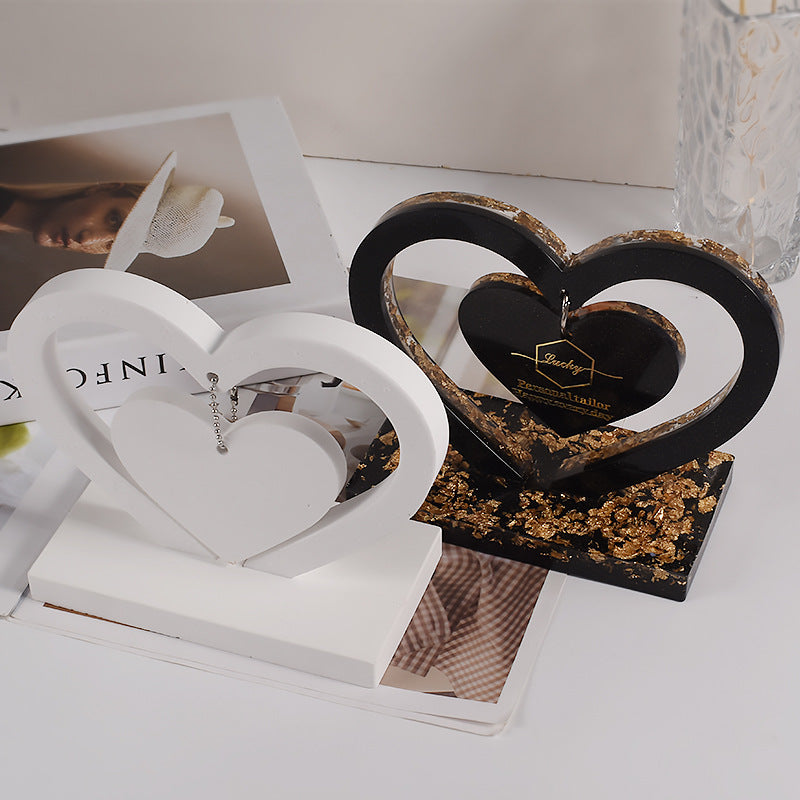 DIY Crystal Love Photo Frame Mold