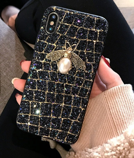 Glitter Bee Phone Cases iPhone 6 - 11 Pro Max