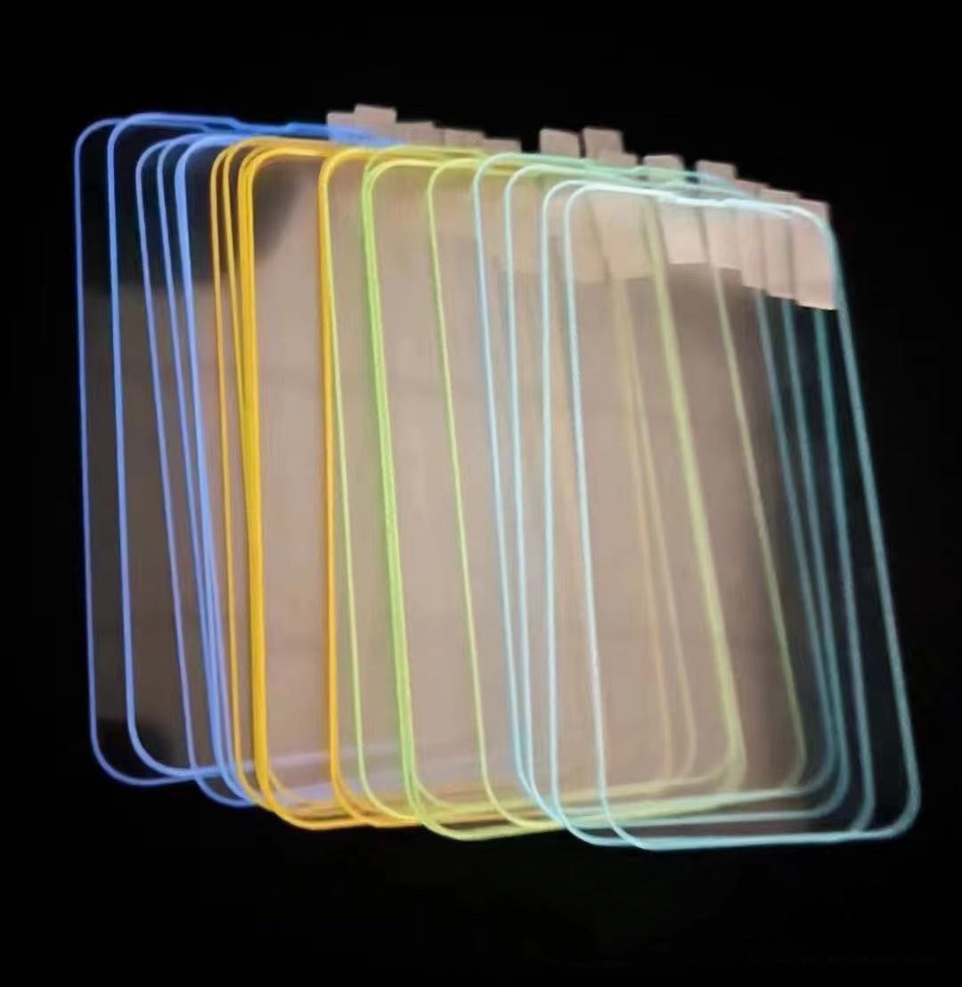 Glow Fluorescent Tempered Glass Full Screen Film - iPhone 6- 14 Pro Max