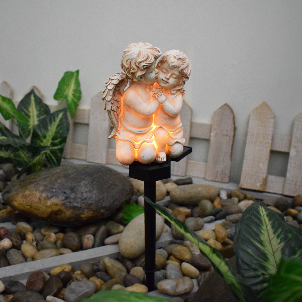 Solar Angel Figure for Garden