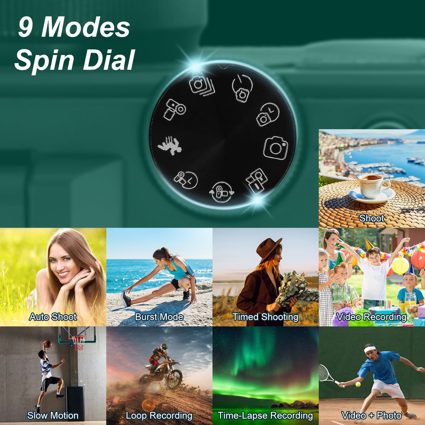 Anti-shake 1Pc 5K 75MP Digital Camera For Photography/Vlogging Video Camera With 9 Shooting Modes 18X Zoom Fill Light Webcam Function 2 Batteries 32G MMC Card 180Degree Flip IPS Screen