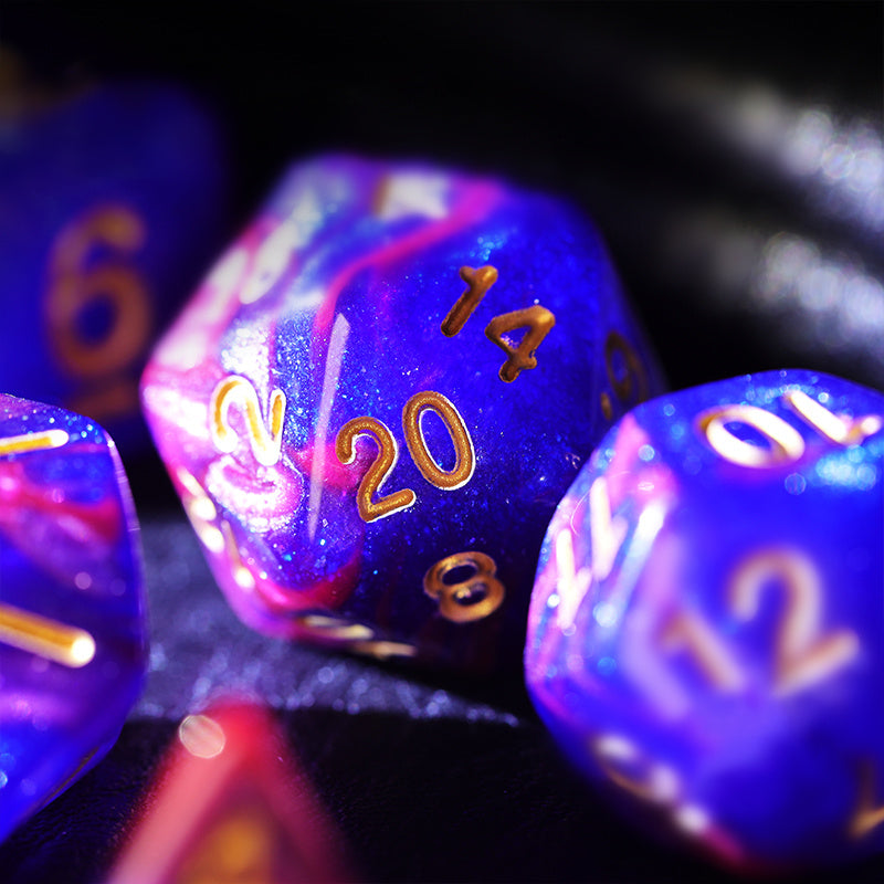 "Blue Dragon Star" - Dice for Games