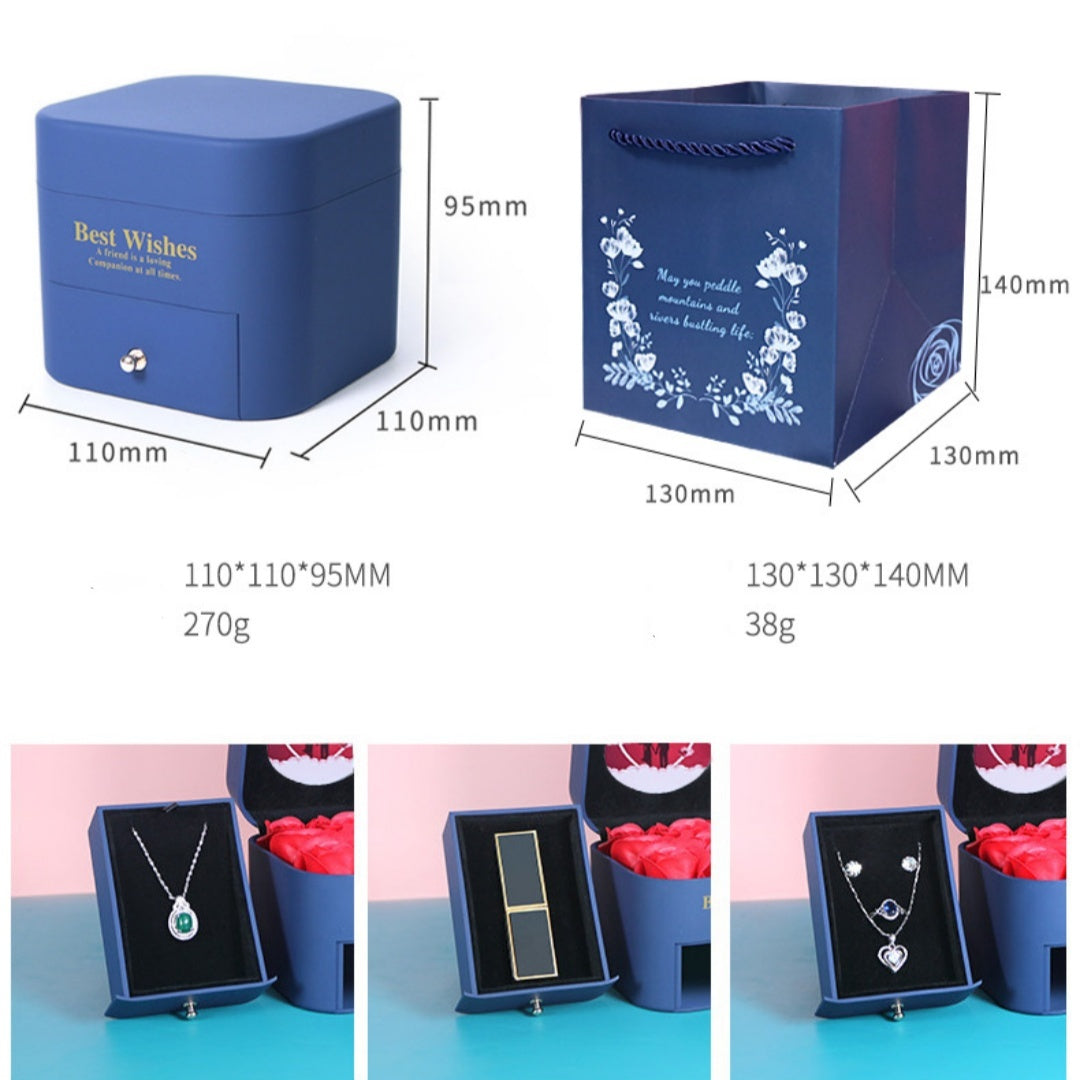 "Roses for Eternity" - Jewelry Box