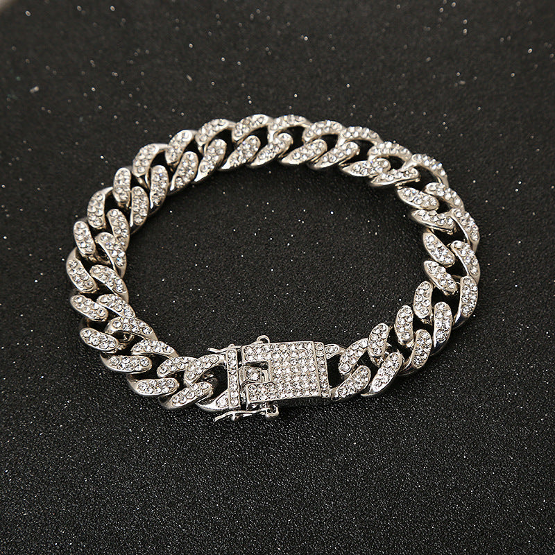 Silver Cuban Link Bracelet
