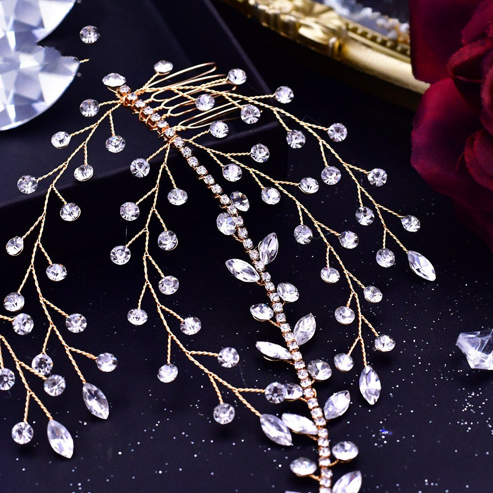 Bridal Rhinestone Tiara Headdress