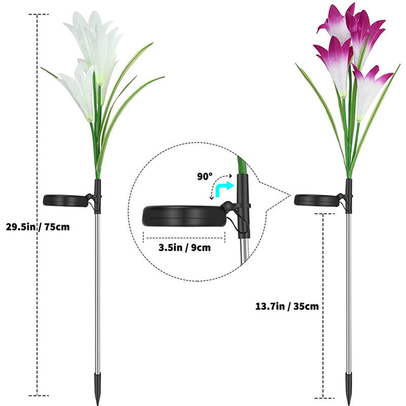 "Bloom and Glow"- Solar LED Garden Decor