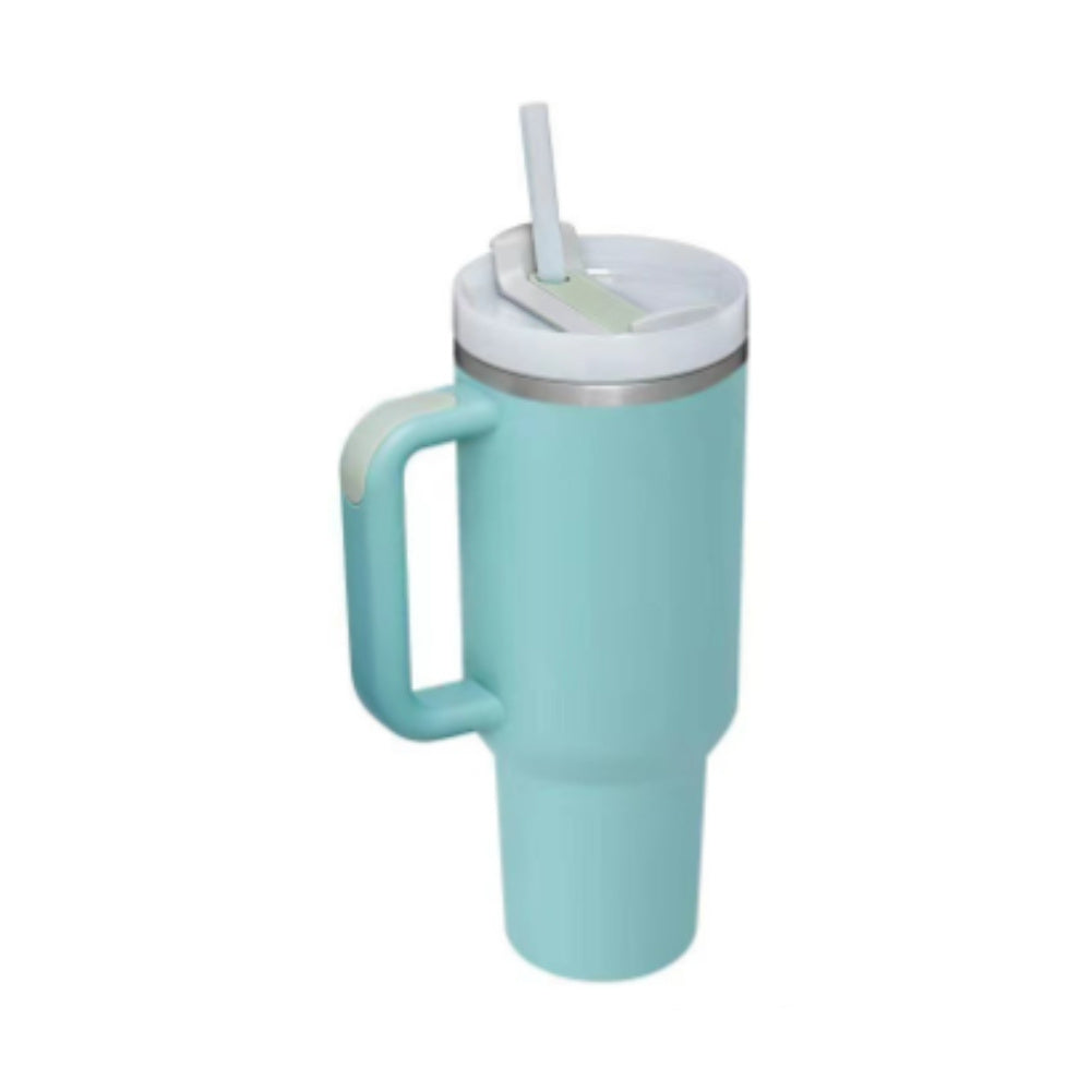 "Hydrate in Style" -  40 oz. Spill-proof Insulated Tumbler With Straw