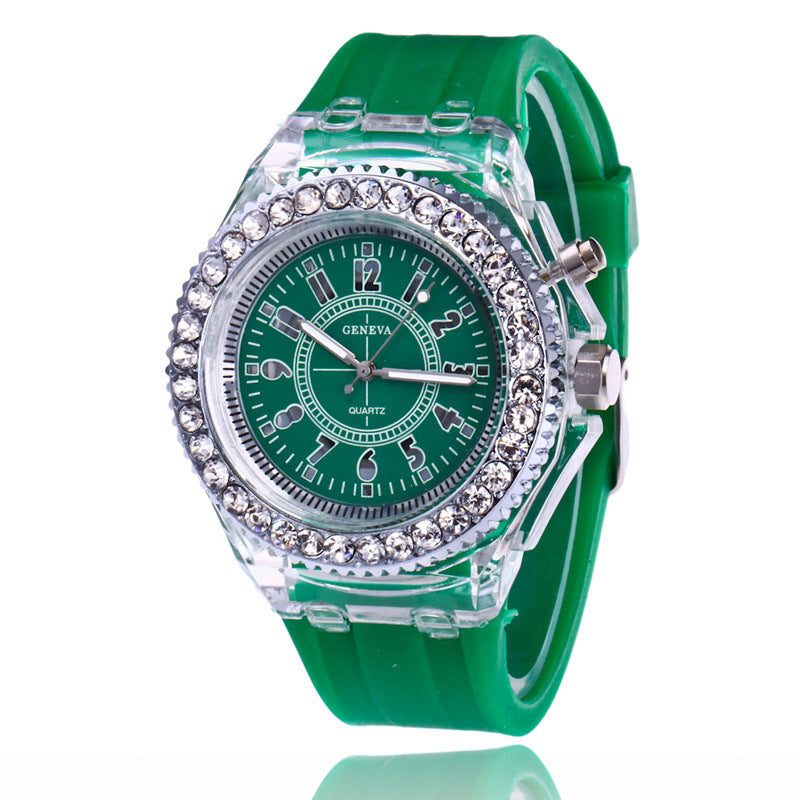 "Illustrious Light" - LED Geneva Quartz Luminous Watch