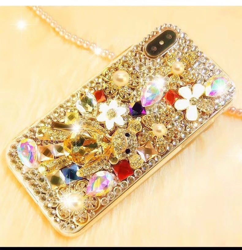 Artificial Junk Diamond Mobile Phone Cases - iPhone 7- 12 Pro Max