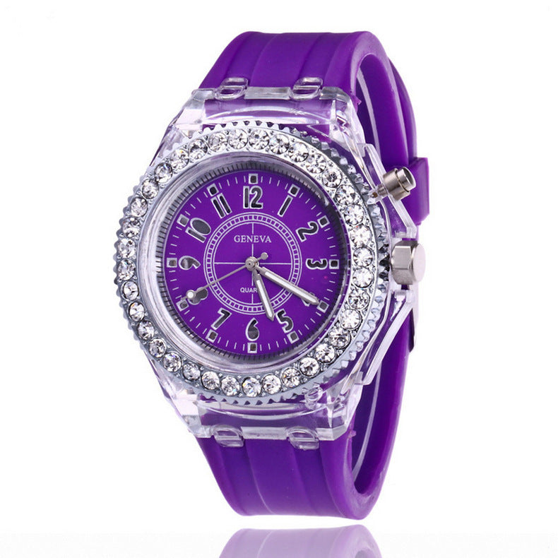 "Illustrious Light" - LED Geneva Quartz Luminous Watch