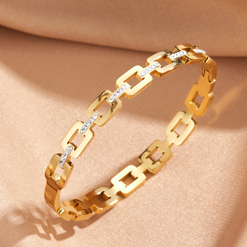 Electroplated Vacuum Stainless Steel Bracelet