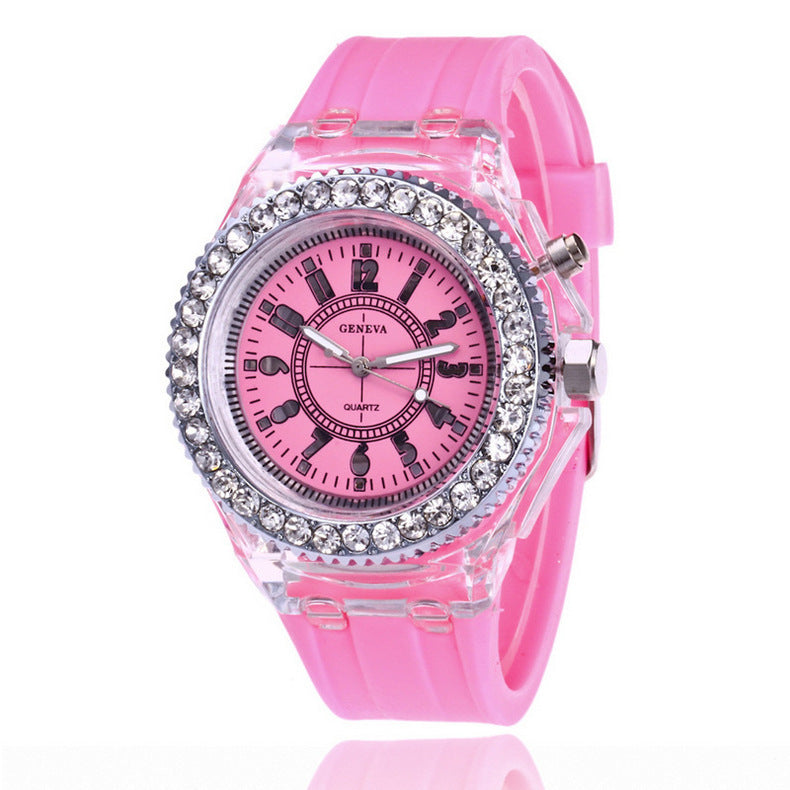"Illustrious Light" - LED Geneva Quartz Luminous Watch