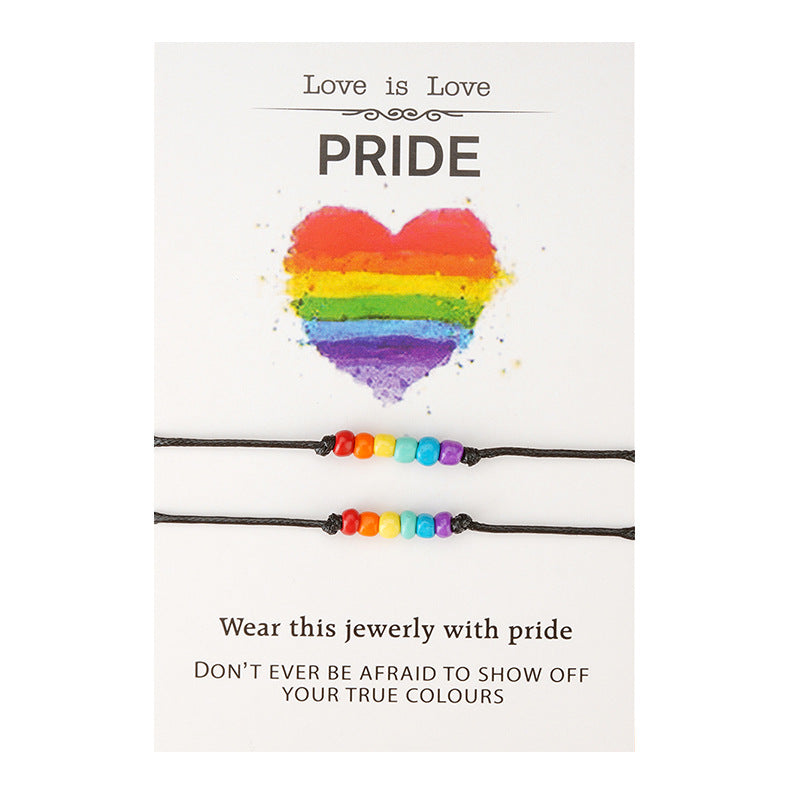 Beaded Pride Bracelet