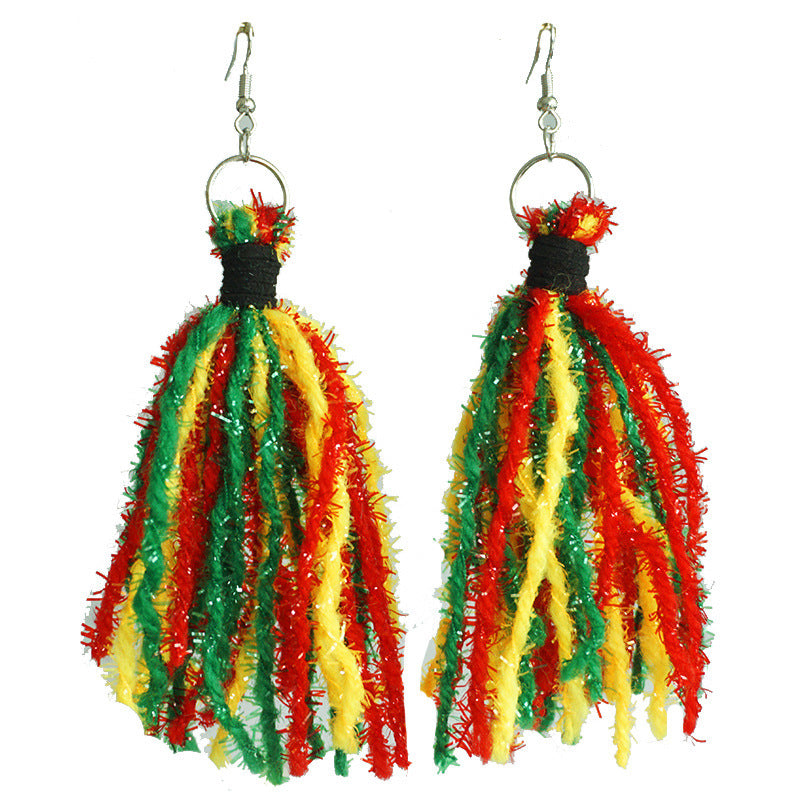 Multicolored Cultural Earrings