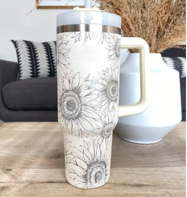 "Hydrate in Style" -  40 oz. Spill-proof Insulated Tumbler With Straw
