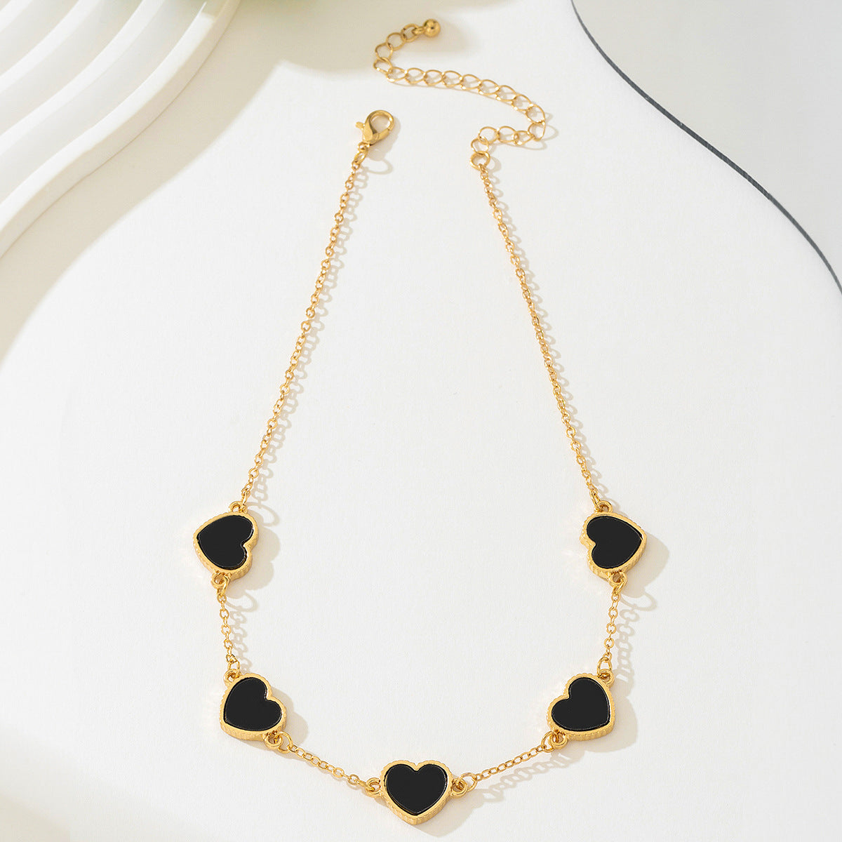 Versatile Chic Heart Metal Chain Necklaces