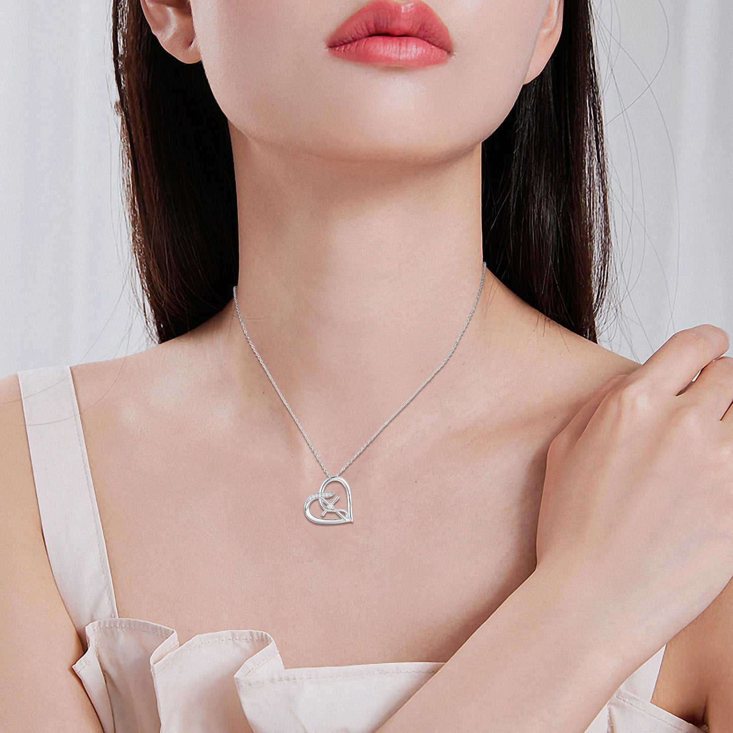 "Infinity Hope" - Sterling Silver Pendant Necklace