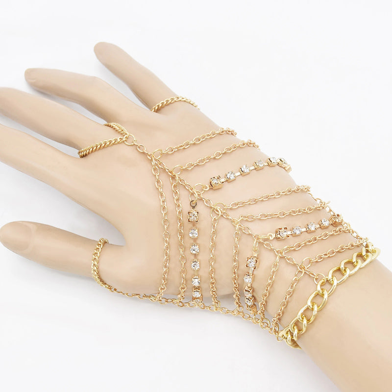 Antique Bohemian Folk Dance Finger Chain