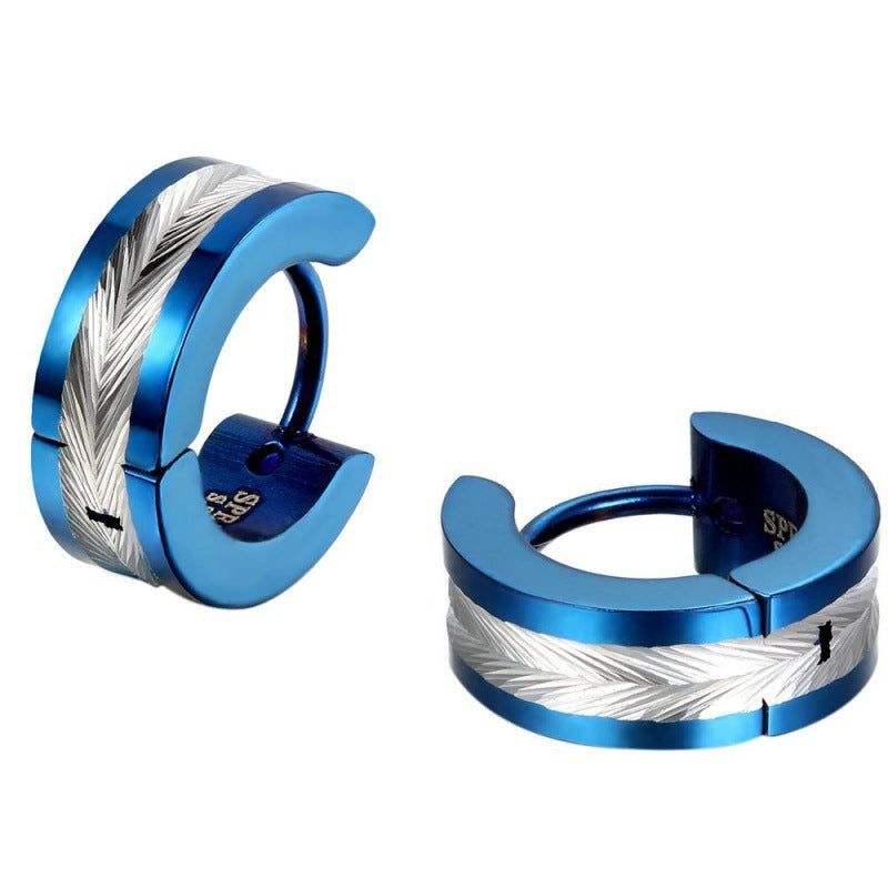 Electric Titanium Steel Stud Earring