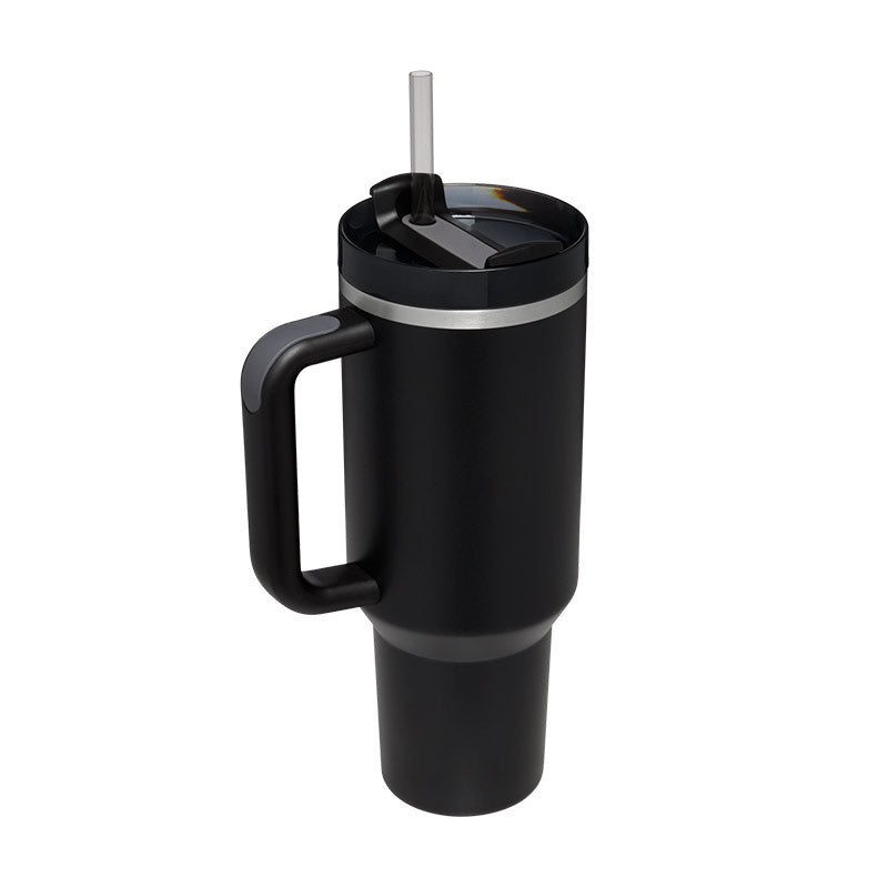"Hydrate in Style" -  40 oz. Spill-proof Insulated Tumbler With Straw