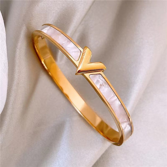 V-shaped Titanium Steel Bracelet