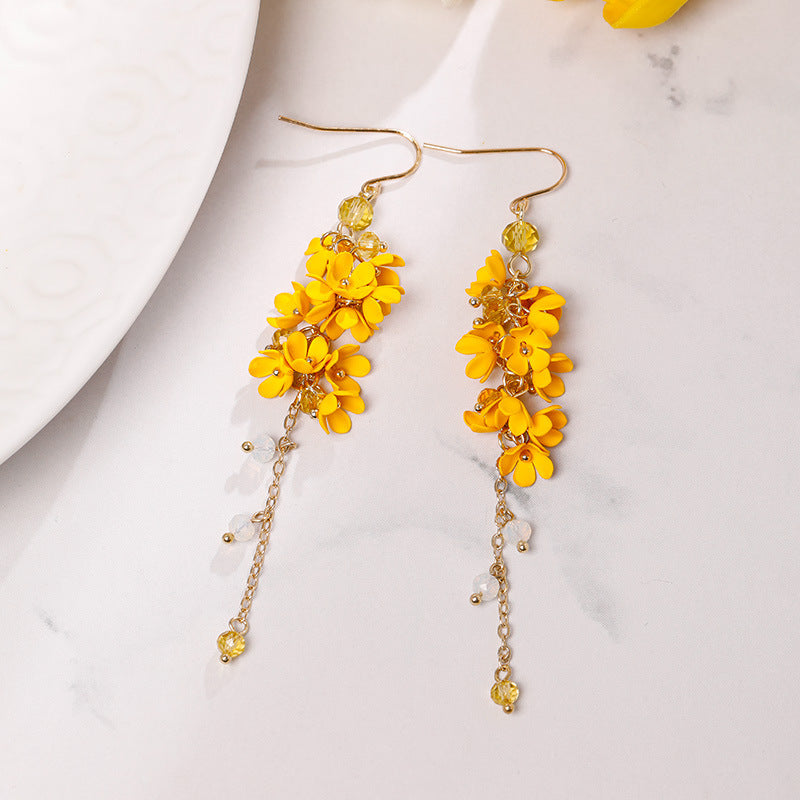 "Days of the Sun" - Handmade Tassel Earrings