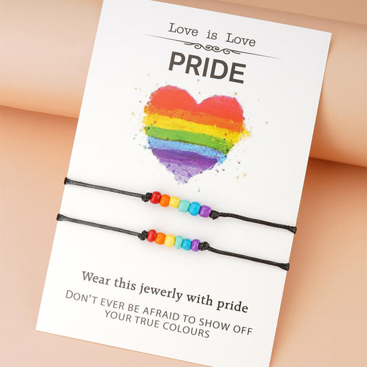Beaded Pride Bracelet