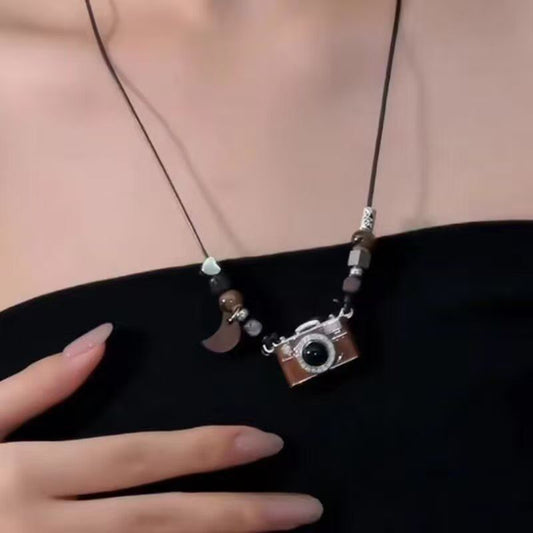 Vintage Camera Adjustable Necklace