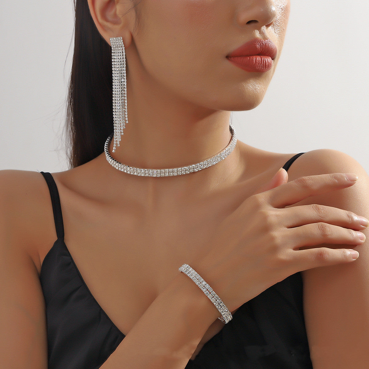 Diamond Choker Jewelry Sets