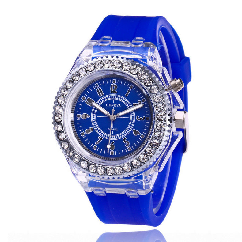 "Illustrious Light" - LED Geneva Quartz Luminous Watch