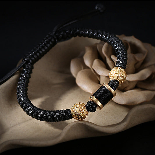 "New Money" - Handwoven Beaded Bracelet