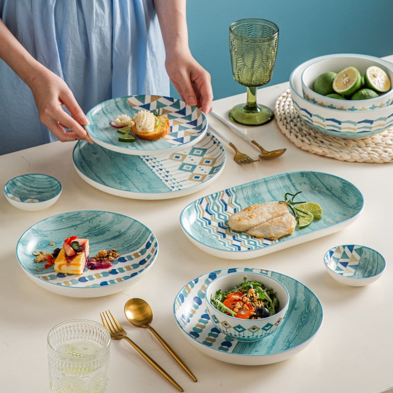 "Nordic Style" - Ceramic Deep Plate
