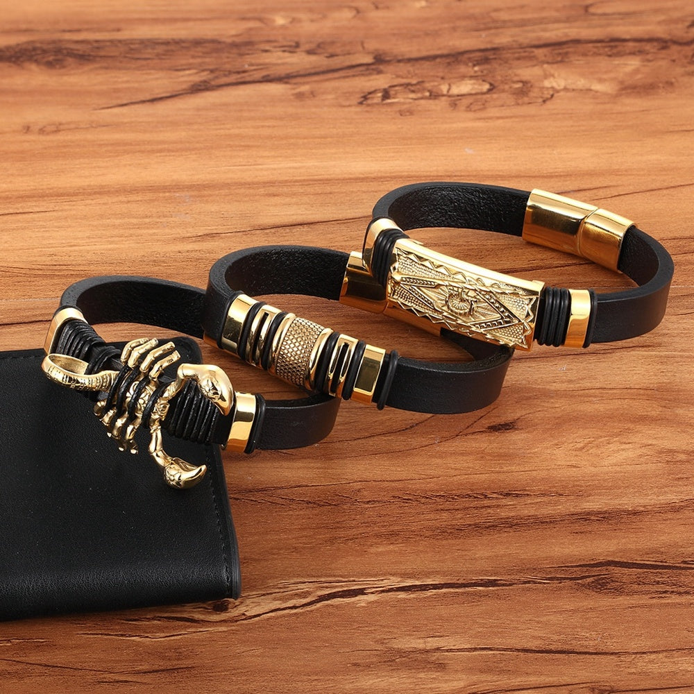 Woven Leather Bracelet