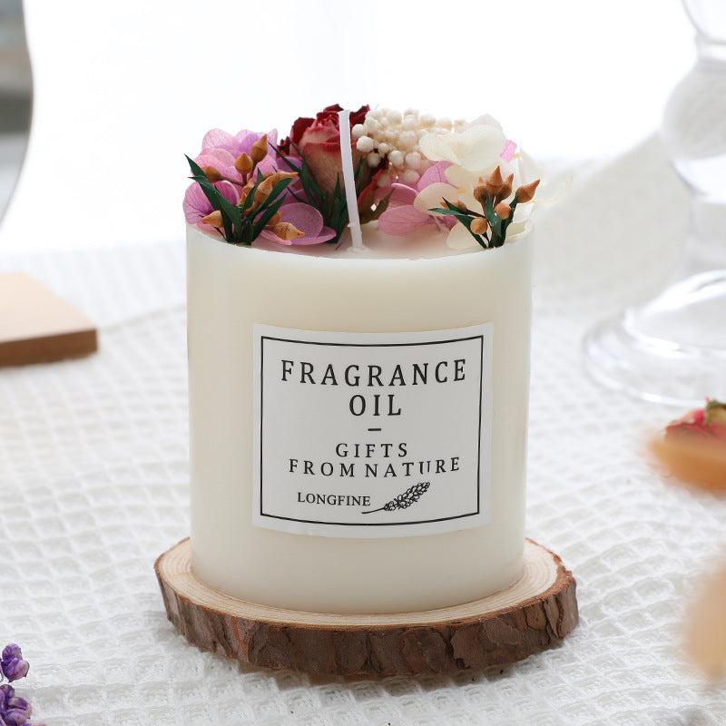 Dried Flowers - Aroma Therapy Candles