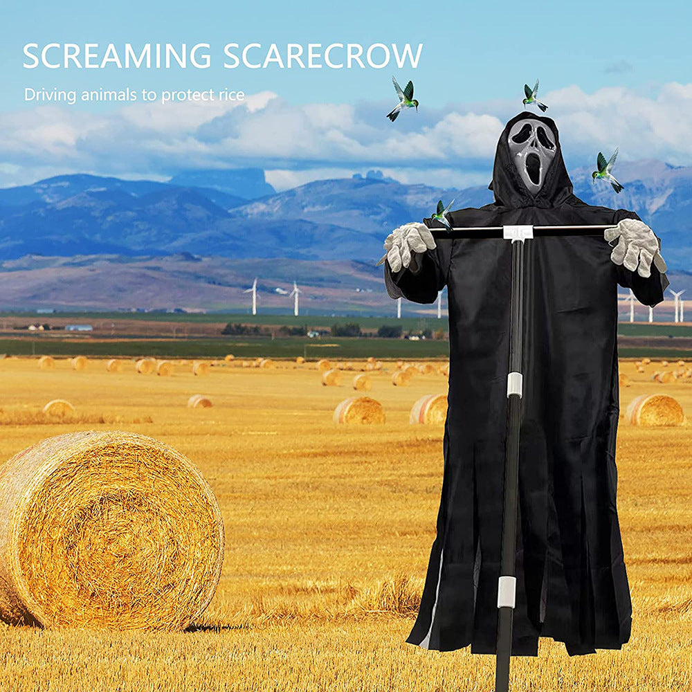 "Ghostface" - Halloween Yard Scarecrow