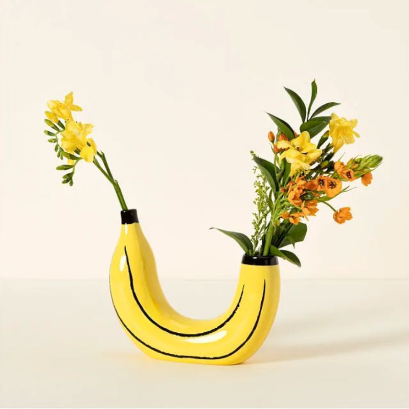 Hand-painted Rainbow Vase