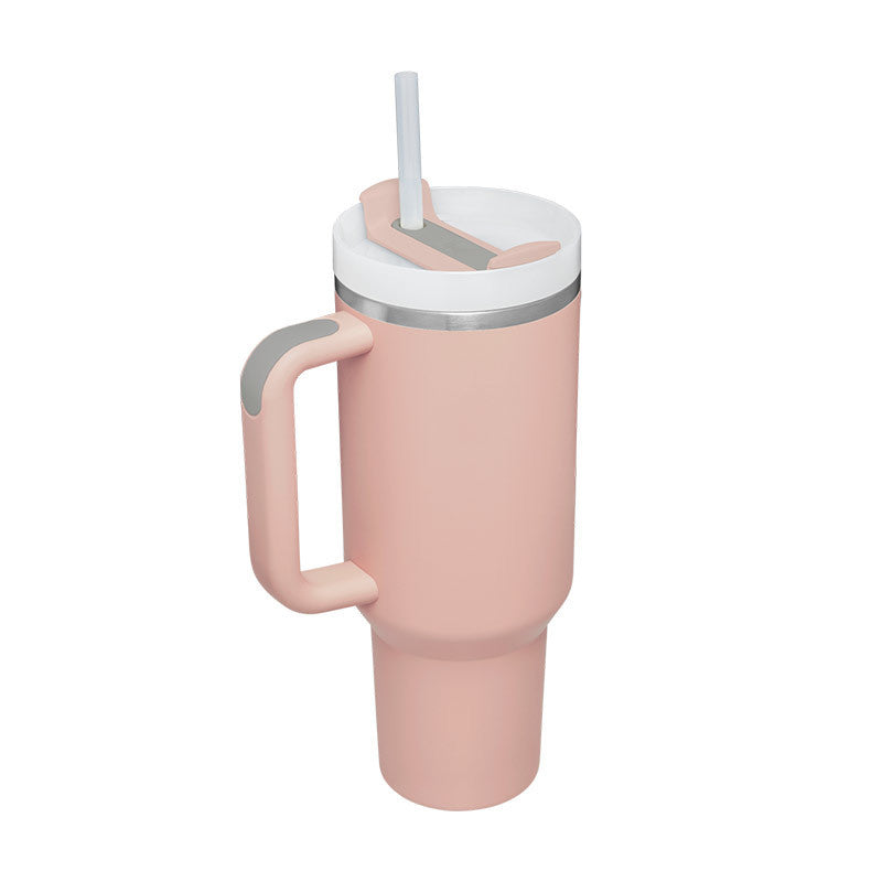 "Hydrate in Style" -  40 oz. Spill-proof Insulated Tumbler With Straw