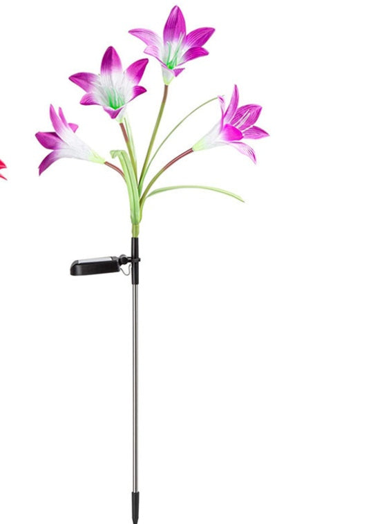 "Bloom and Glow"- Solar LED Garden Decor