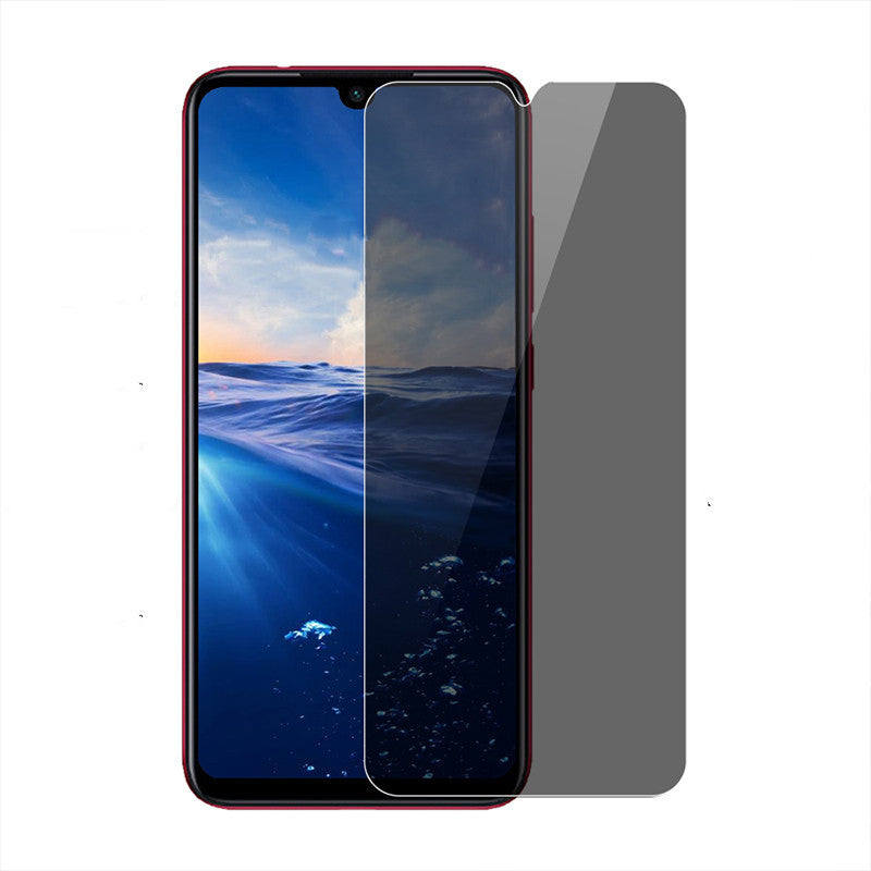 Anti-spy Screen Protector Tempered Glass For Note 10, Redmi 7-9, T K30, K40 Pro
