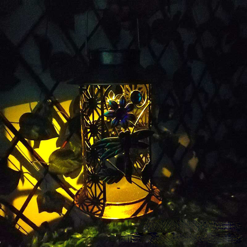 Solar LED Dragonfly Lamp for Garden - Waterproof