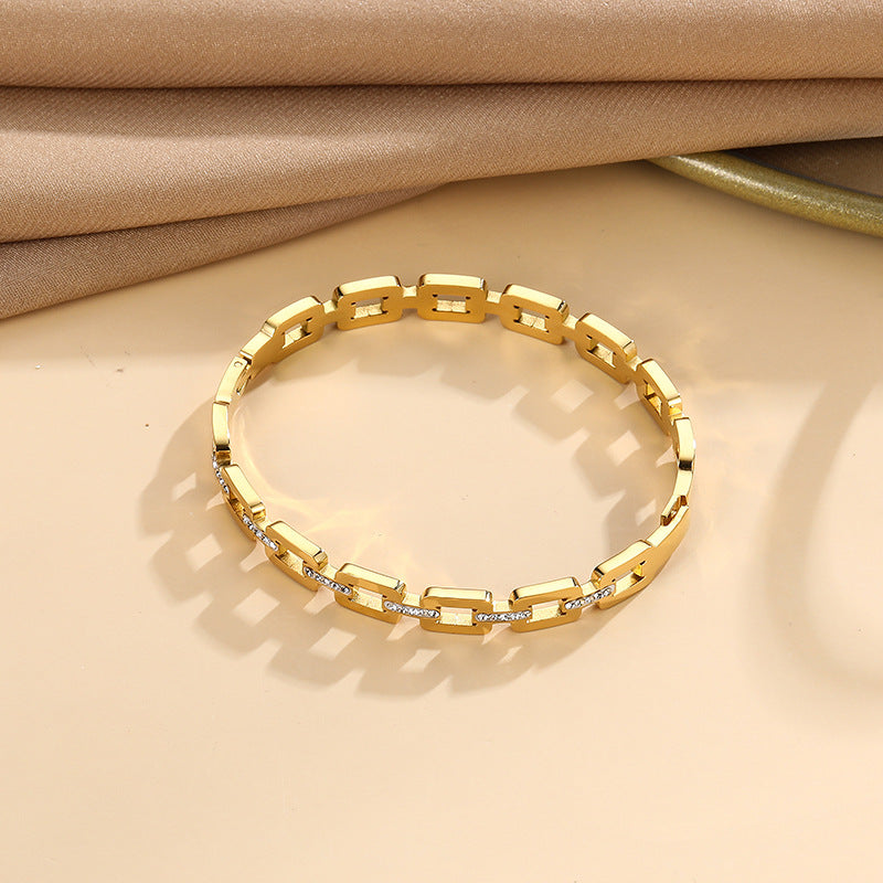 Electroplated Vacuum Stainless Steel Bracelet